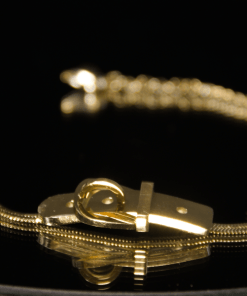 Alternative view of Dunipa Claps and Hearth Steel Bracelet - Gold Color