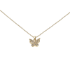 Dunipa Butterfly Steel Necklace - Gold Color
