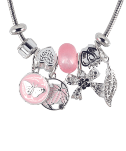 Alternative view of Dunipa Stainless Steel Bracelet Butterfly - Silver Color