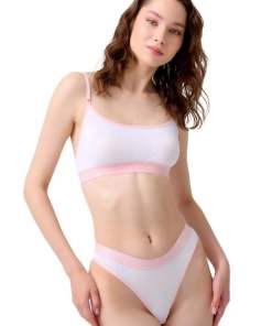 Cottonhill Women Cotton Sports Bra Set - White