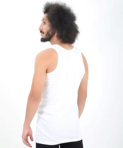 Alternative view of Cennetoglu Combed Cotton Economic Singlet 5 Pack - White