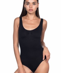 M,I Tank Top Bodysuit in Black / Code 1924