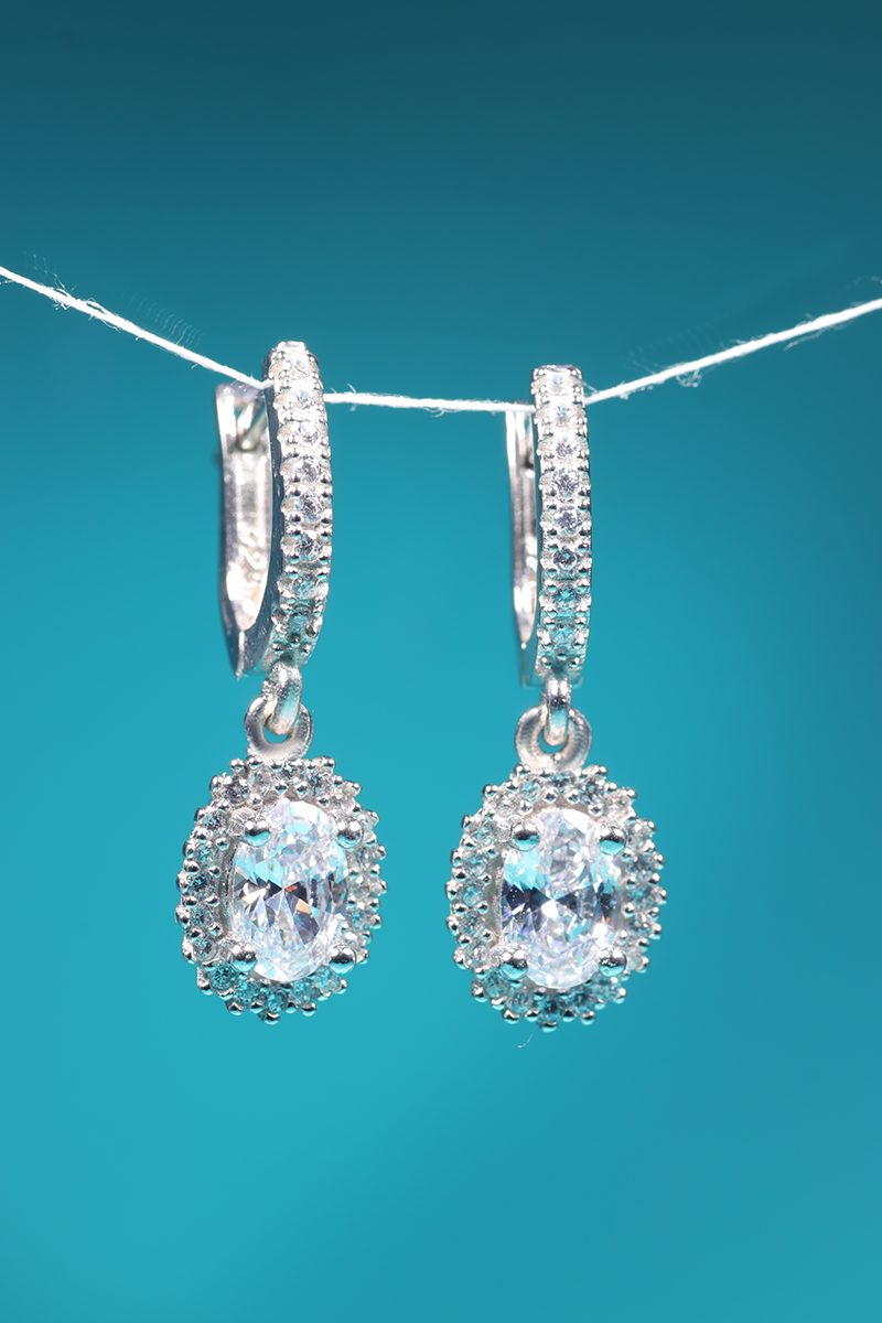 Aurora Set – 925 Sterling Silver Handmade Jewelry (Clear Zircon) - Image 3