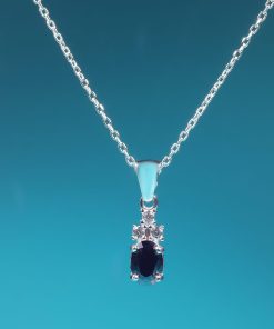 Alternative view of Elara Set – 925 Sterling Silver Handmade Jewelry (Black Zircon)