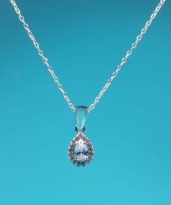 Alternative view of Selene Set – 925 Sterling Silver Handmade Jewelry (Clear Zircon)