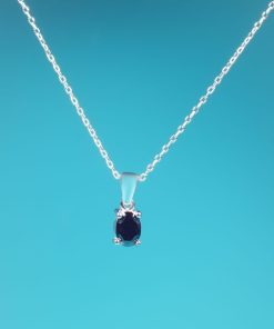 Alternative view of Luna Set – 925 Sterling Silver Handmade Jewelry (Black Zircon)