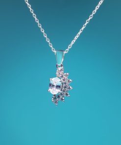 Alternative view of Stella Set – 925 Sterling Silver Handmade Jewelry (Clear Zircon)