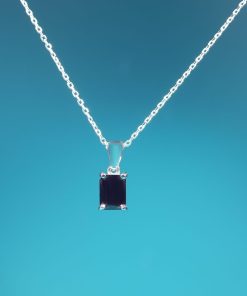 Alternative view of Regina Set – 925 Sterling Silver Handmade Jewelry (Black Zircon)