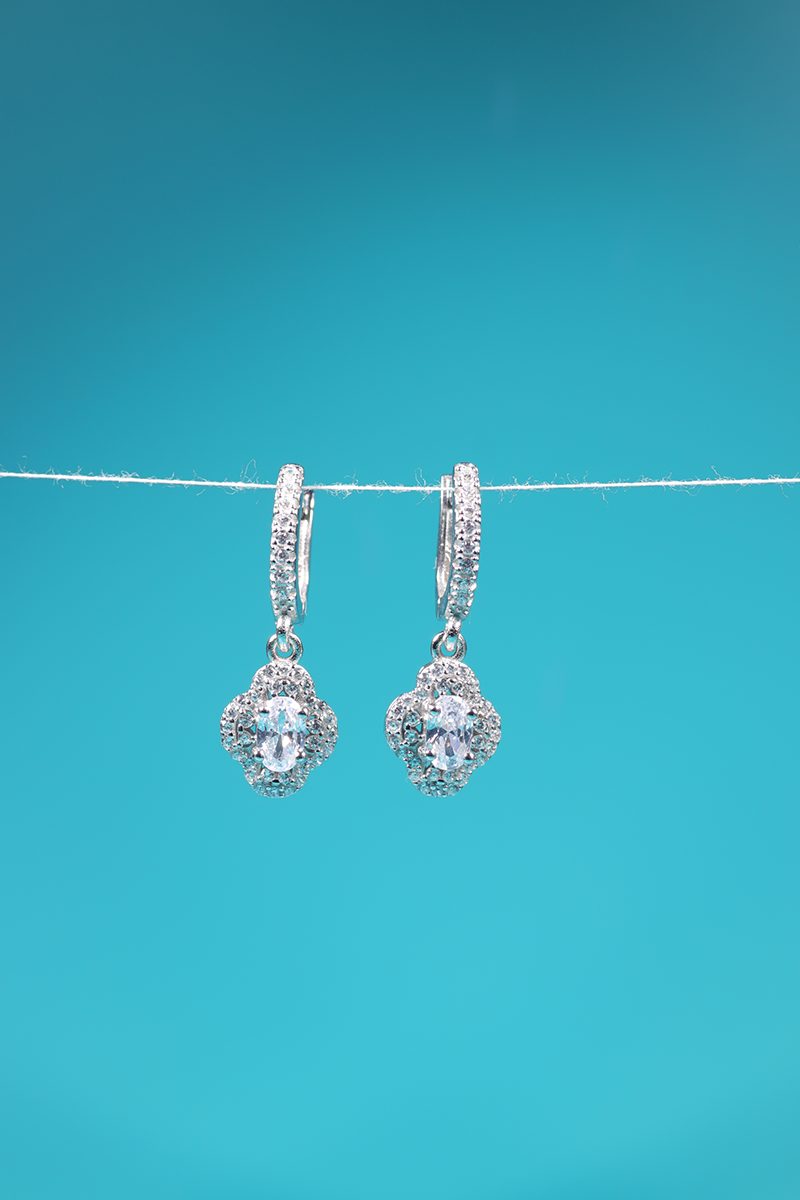 Amara Set – 925 Sterling Silver Handmade Jewelry (Clear Zircon) - Image 3