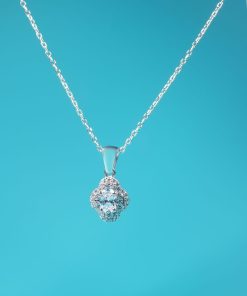 Alternative view of Amara Set – 925 Sterling Silver Handmade Jewelry (Clear Zircon)