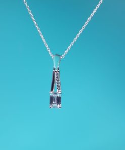 Alternative view of Celestia Set – 925 Sterling Silver Handmade Jewelry (Clear Zircon)